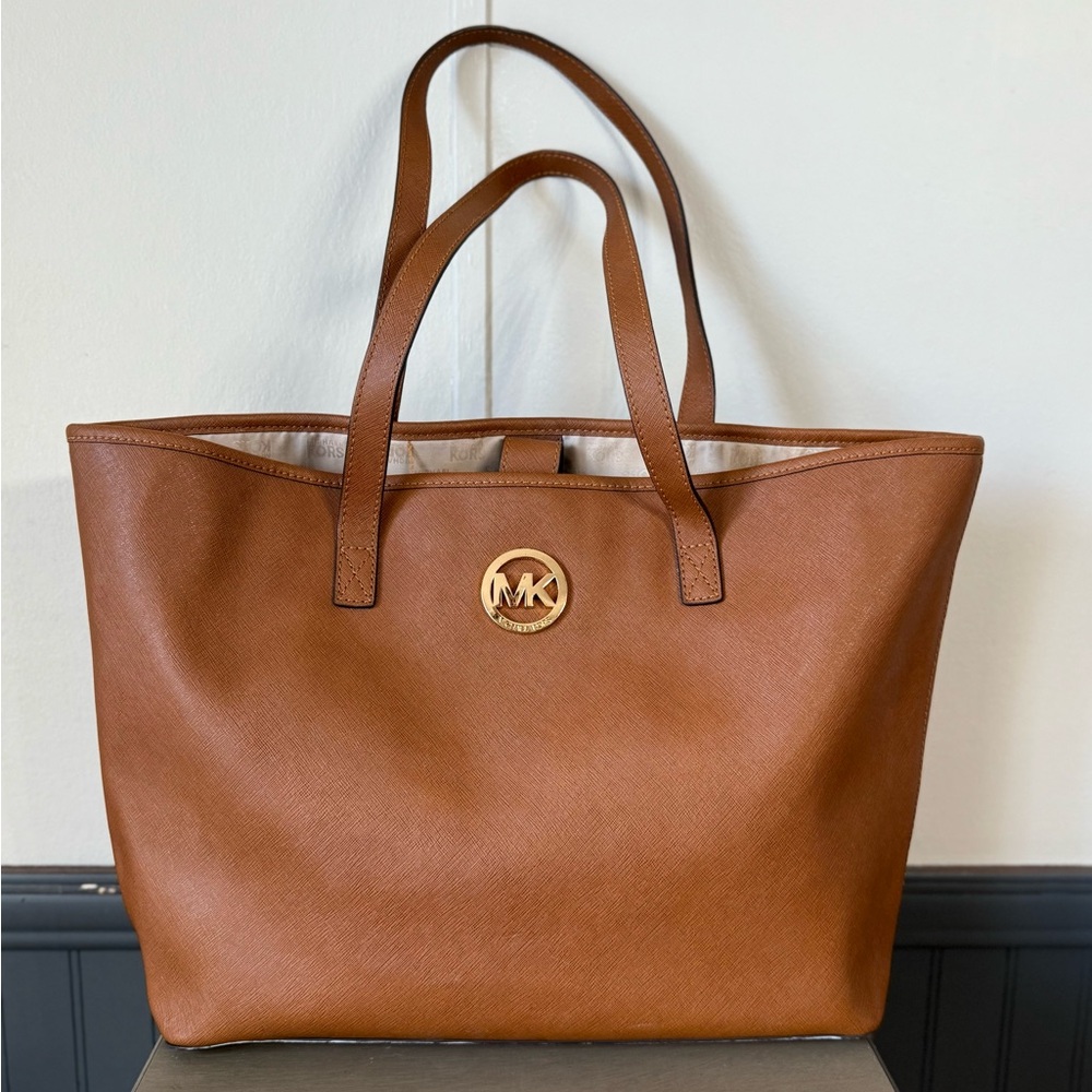 Michael Kors Tan Leather Tote